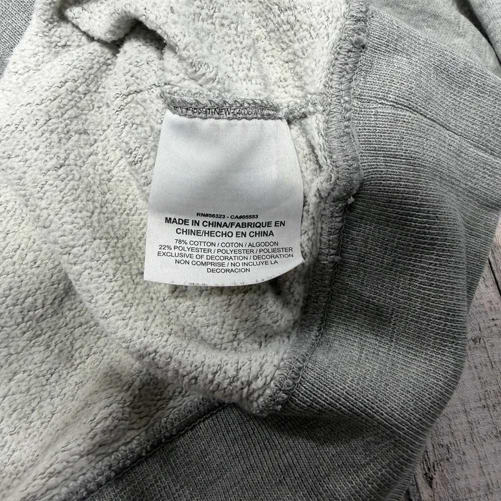 Nike Jordan Sweatshirt Mens Medium Gray Crewneck Air Jumpman Logo Spellout